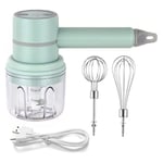 Hand Mixer Cordless Electric Blender Portable Multi-Purpose Food Beater for2557