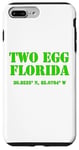 iPhone 7 Plus/8 Plus Two Egg Florida Coordinates Case