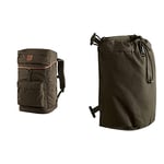 Fjallraven Singi Stubben Backpack - Dark Olive, OneSize & Singi Gear Holder Accessories Bags and Backpacks - Dark Olive, OneSize, Green