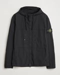 Stone Island Supima Cotton Stretch Hooded Jacket Black
