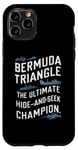 Coque pour iPhone 11 Pro Triangle des Bermudes Disparitions mystérieuses inexpliquées