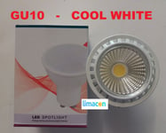 10 PACK OF GU10 LED SPOTLIGHT BULBS COOL WHITE 5W 345 LUMEN A+ ENERGY EFFICIENT