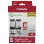 Canon Multipack PG-575XL + CL-576XL + 50 ark fotopapir 5437C006