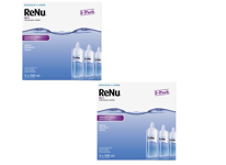 Renu Multi Purpose Contact Lens Solution 3x240ml x2 Cleans Disinfects Rinses