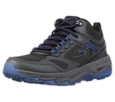 Skechers Men's Go Run Altitude - Trail Running Walking Hiking Shoe with Air Cooled Foam, Charcoal/Blue, 11 X-Wide