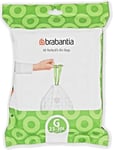 Brabantia Bin Liners Size G 23-30 L 40-Bags Extra-Strong Easy Transport Tie Tape