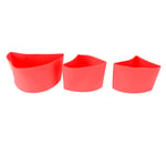 (Red)Silicone Slow Cooker Divider 3 In 1 Slow Cooker Liner Leakproof Silicone