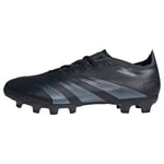 adidas Unisex Predator 24 League Low Multi-Ground Boots Sneaker, Core Black/Carbon/Core Black, 11 UK