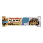 Powerbar Plus 40% Proteinbarslåda Karamell Och Jordnötssmör 12 Enheter