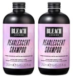 2 x Bleach London PEARLESCENT Shampoo 250ml