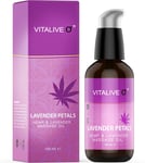 Lavender Petals Massage Oil - Hemp, Arnica, Almond, Relaxing Aromatherapy Massag
