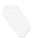 Sloggi Women's 10071633 Brief (Pack of 4), White, 12 (Manufacturer Size: 40)