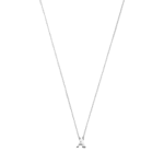 Isabel Bernard Isabel Bernard 14 Karat White Gold Necklace - Initials Vit