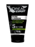 L'oréal Men Expert Pure Charcoal Face Wash 100Ml Ansiktstvätt Nude L'Oréal Paris