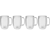ZWILLING Sorrento Plus Double Wall Latte Glasses - Pack of 4