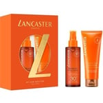 Lancaster Solskydd Golden Tan Maximizer Presentförpackning After Sun Lotion 125 ml + Satin Dry Oil SPF30 150 1 Stk.