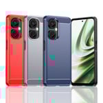 SKALO OnePlus Nord CE 3 Lite 5G Armor Carbon Stöttåligt TPU-skal - Fler färger Röd