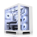 AWD-IT X= CUBE White Intel i5 13400F 10 Core NVIDIA RTX 4070 12GB Desktop PC for Gaming