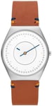 Skagen SKW6872 Grenen Hvid/Læder Ø37 mm
