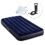 Uppblåsbar madrass 191x99x25 cm med kolvpump INTEX 64757