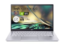 PC Portable Acer Swift X SFX14-42G-R2BR 14" AMD Ryzen 7 16 Go RAM 1 To SSD Gris