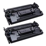 Compatible Multipack HP LaserJet Enterprise Flow MFP M527c Printer Toner Cartridges (2 Pack) -CF287X