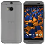 mumbi Coque de protection pour HTC One M8 / M8s TPU gel silicone noir transparent (Ultra Slim - 0,55 mm)