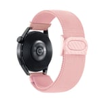Nylon klockarmband kompatibelt med Huawei, Xiaomi, Garmin, Samsung 20mm Rosa