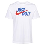 NIKE SPORTSWEAR JDI JUST DO IT WHITE SWOOSH T SHIRT TOP MENS TEE CREW NECK