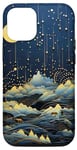 Coque pour iPhone 14 Vagues océaniques de minuit