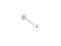 Labret-piercing, för t ex läpp eller kind, med rund boll