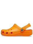 Crocs Classic Clog Kids Sandal, Orange, Size 13 Younger