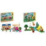 LEGO Animal Crossing Nook’s Cranny & Rosie's House Creative Building Toy for 7 Plus Year Old Kids & Animal Crossing Bunnie’s Outdoor Activities Buildable Creative Play Toy for 6 Plus