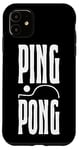 Coque pour iPhone 11 Équipement De Ping-pong Raquette De Tennis De Table