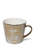 Slice Of Life Gold Mug With Ear Home Tableware Cups & Mugs GlÖgg Mugs Gold Carolina Gynning