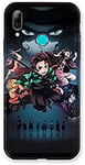 Coque pour Huawei Honor 10 Lite/P Smart (2019) Manga Demon Slayer Noir