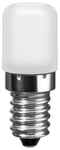 Goobay LED-kylskåpslampa, 1,8 W sockel E14, ersätter , varmvit, ej dimbar