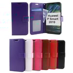 Crazy Horse Wallet Huawei P Smart 2019 Brun