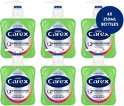 Carex 2 Hour Protection Antibacterial Aloe Vera Hand Wash, Added Natural6 x 25m