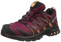 Salomon XA Pro 3D Gore-Tex Chaussures Imperméables de Trail Running pour Femme, Stabilité, Accroche, Protection longue durée, Rhododendron, 42