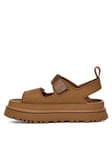 UGG GoldenGlow Sandals - Bison Brown, Brown, Size 8, Women