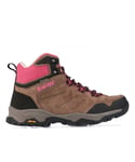 Hi-Tec Womenss Endeavour Waterproof Walking Boots in Brown Leather - Size UK 6