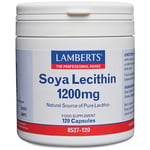 Lecitin soja 1200 mg, 120 kapslar