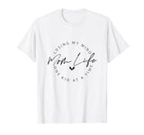 Mom Life: Losing My Mind One Kid at a Time" Humorous Design T-Shirt