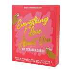 Everything I Love About You - DIY Scratch Cards - Personalised Message Cards for a Heartfelt Reveal - Thoughtful Gift Idea