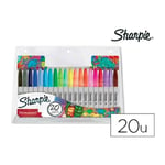 Set of Felt Tip Pens Sharpie 2061128 Multicolour 20 Pieces