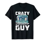 Mens Crazy Dishwasher Guy Funny Dishwashing T-Shirt