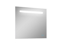 IMAGE Spegel 80 cm LED - höjd 70 cm med 2 USB-kontakter och Anti fog