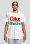 Urban Classics Coca Cola 90's Logo Tee (white,XL)