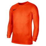 Nike Park VII Jersey LS Maillot Mixte Enfant, Safety Orange/Black, FR (Taille Fabricant : XS)